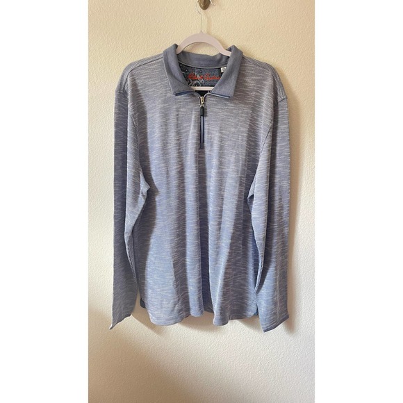 Robert Graham Allman Regular-Fit Quarter-Zip Sweater NWT Size 2XL - Picture 6 of 12